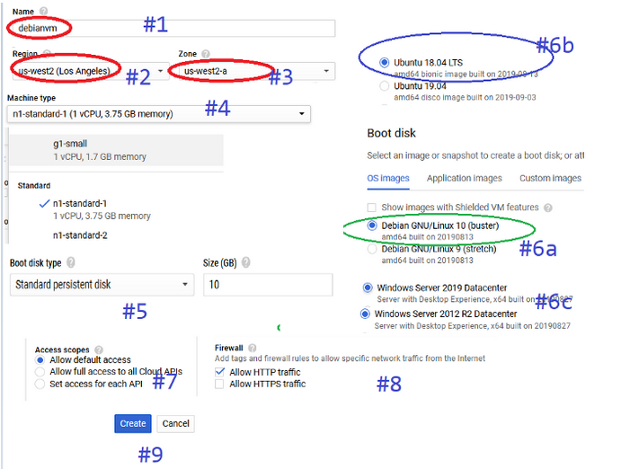 Google cloud Windows VM